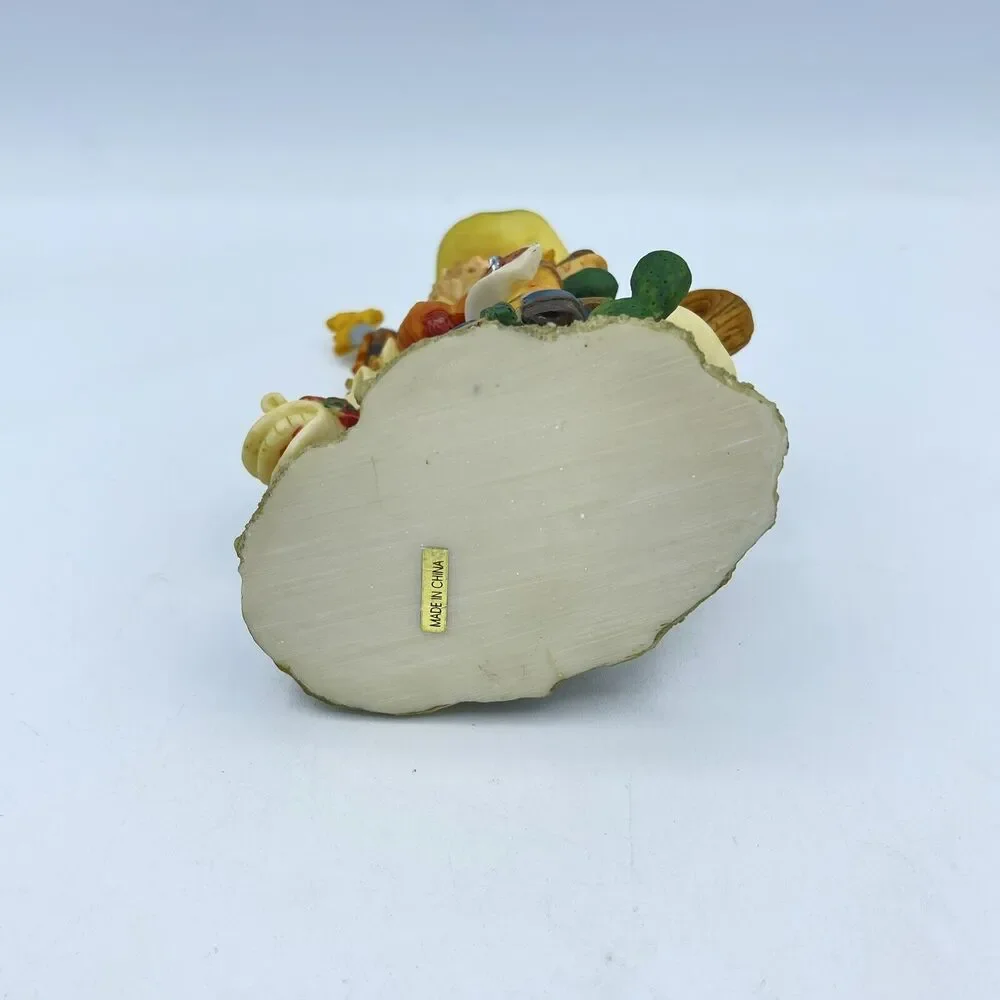 Vintage Santa's Keepsake Christmas Cowboy on a Horse Hand Painted Collectable
